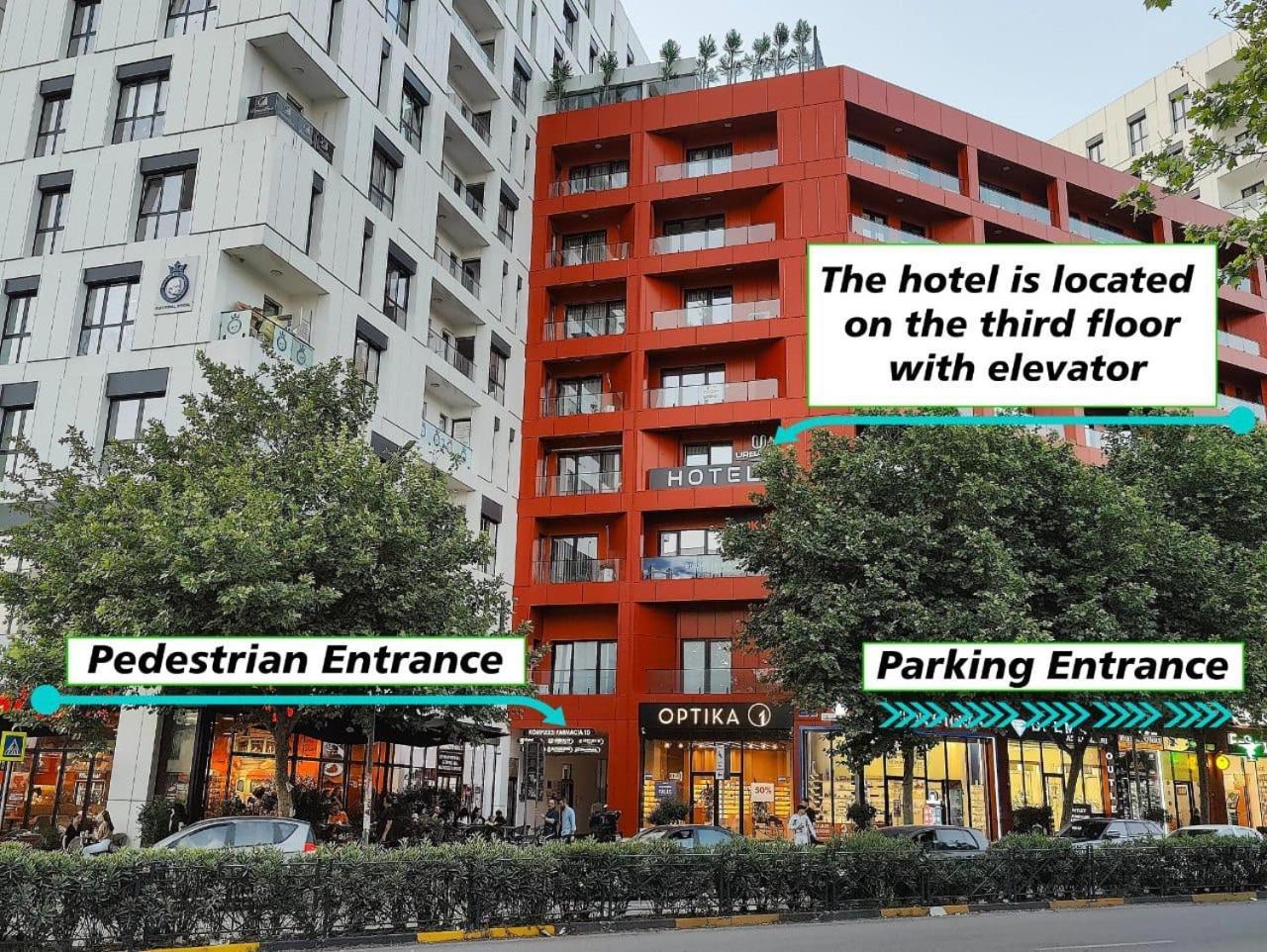 Urbanin Apartment & Hotel Tirana Exterior foto